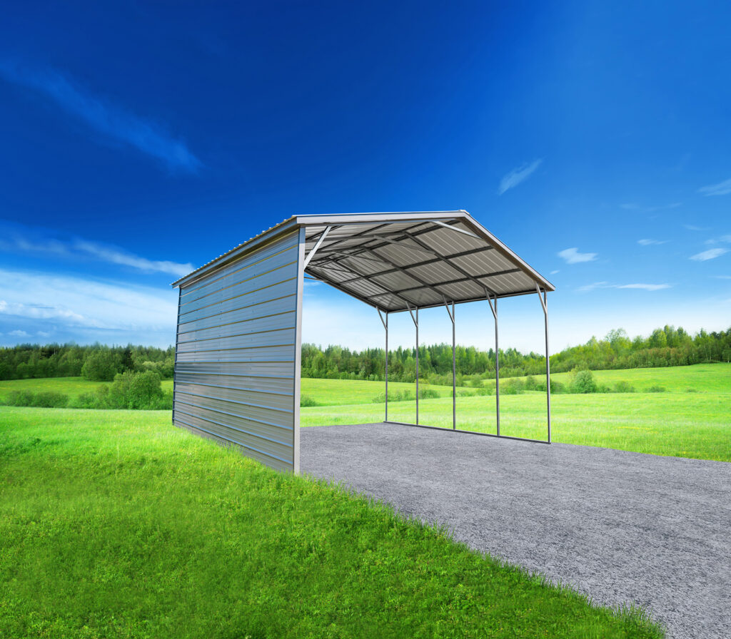 20' x 20' x 11' - Metal Carport Featured Building 143 Original Picture 1 Express Carport